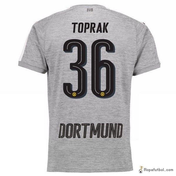 Camiseta Borussia Dortmund Replica Tercera Ropa Toprak 2017/18